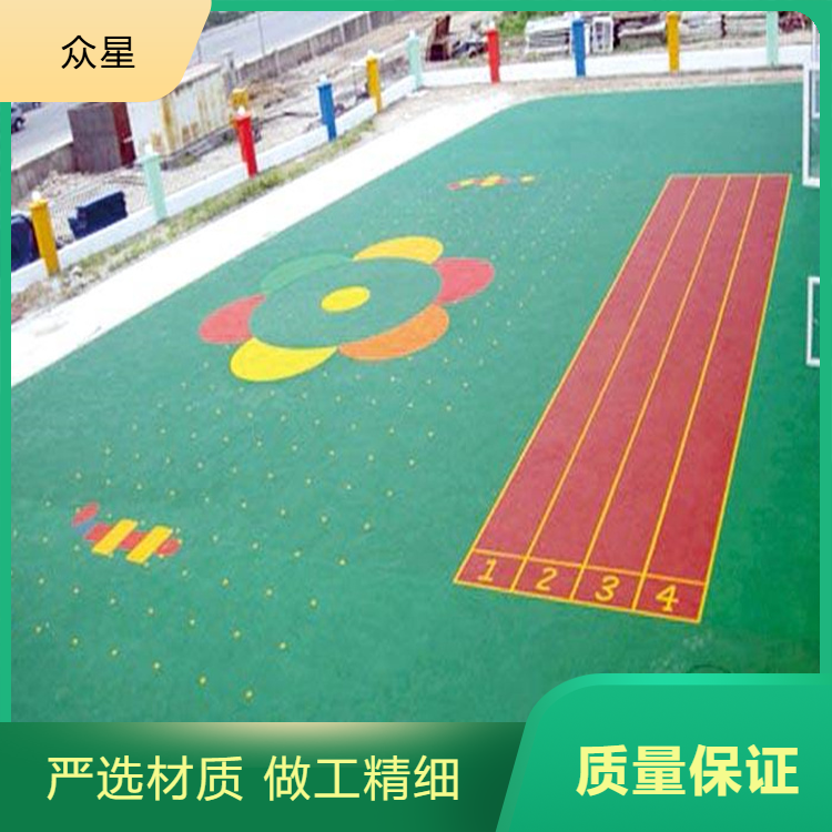 汕尾市篮球场硅PU塑胶地坪 - 一站式服务