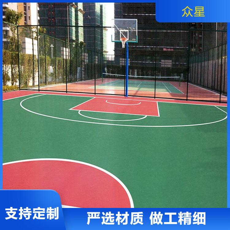 汕尾市塑胶跑道材料篮球场硅PU - 推荐